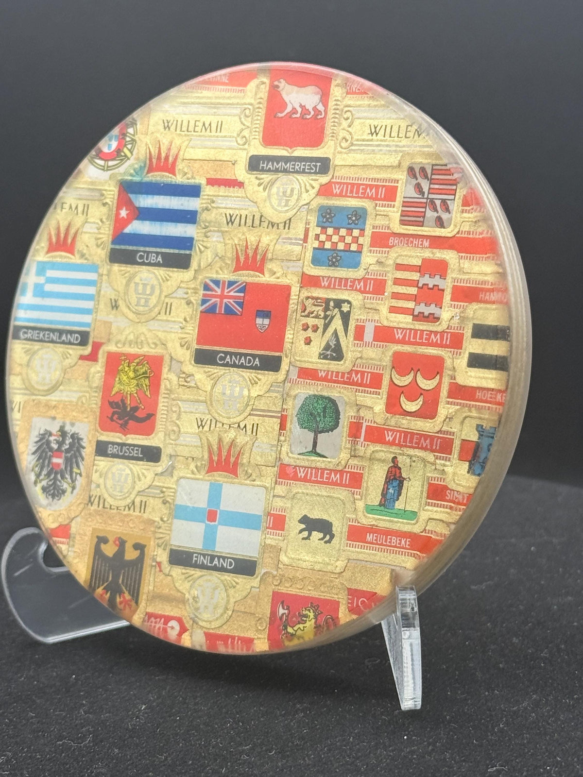Willem II Cigar Art Coasters | Upcycling & Repurposing | Handmade Coasters | Bourbon Lounge Decor | Whiskey Bar