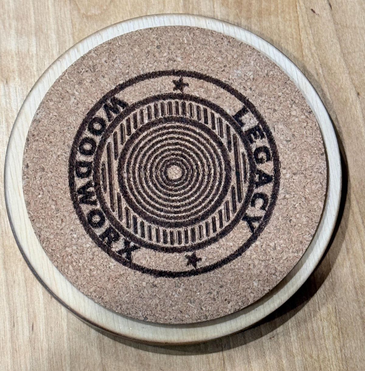 Mi Havana Cigar Art Coasters | Contemporary Cigar Artwork | Baltic Birch Wood