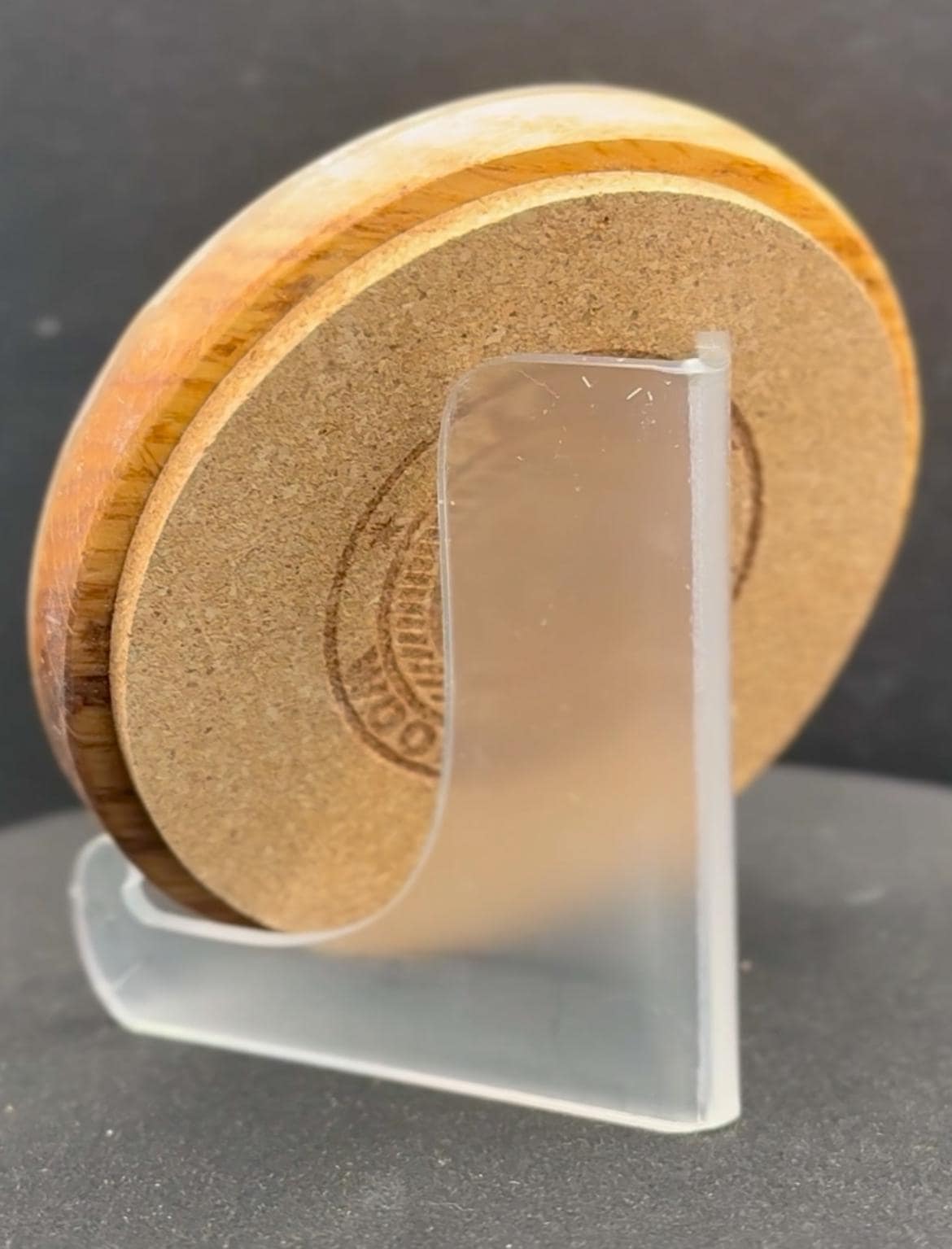 Perdomo Reserve Cigar Art Coasters | Contemporary Cigar Artwork | Oak Wood Coaster