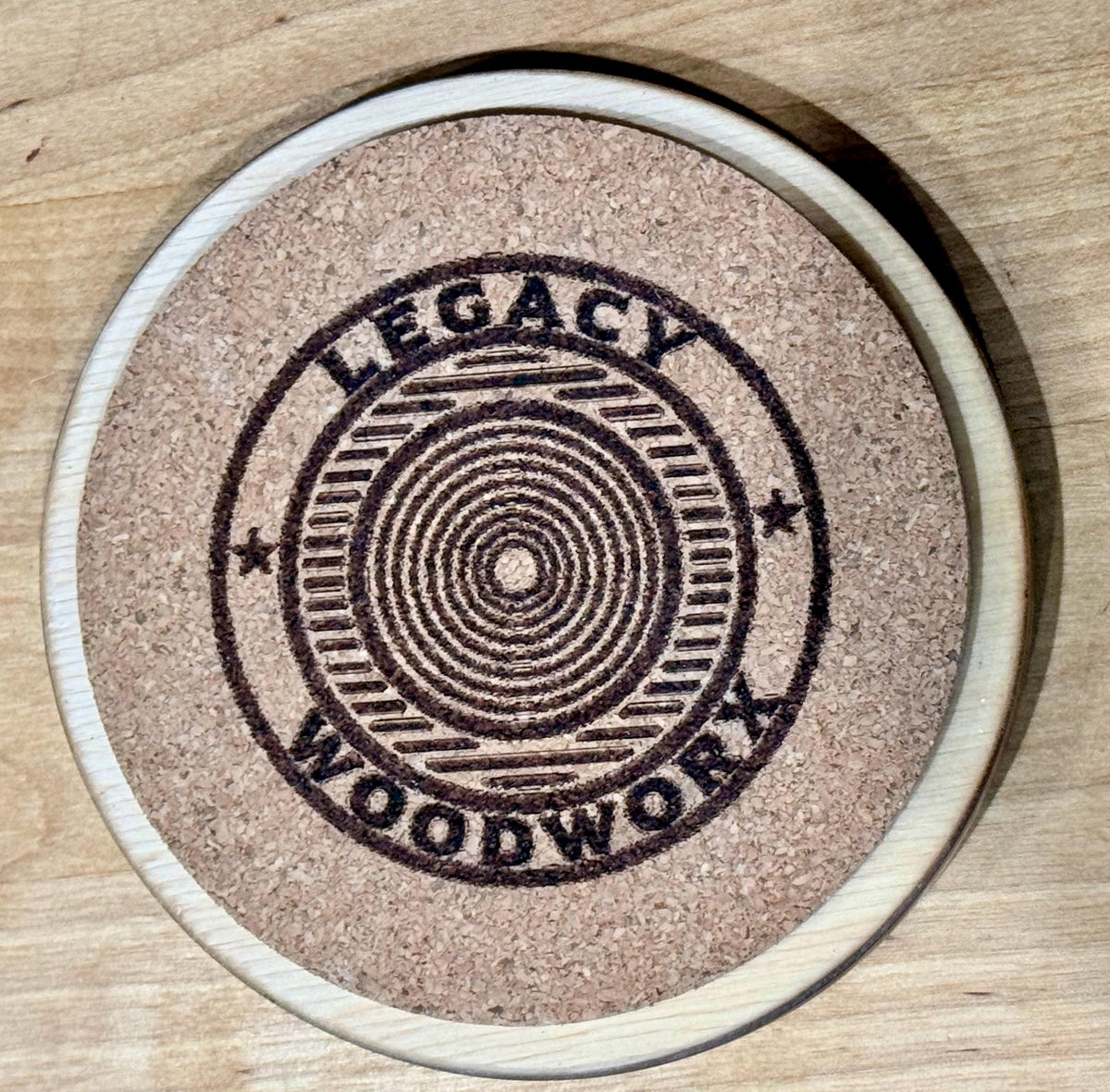 Pacific Highway Cigar Art Coasters | Vintage Tobacco Artwork | Upcycled Baltic Birch Wood Coaster