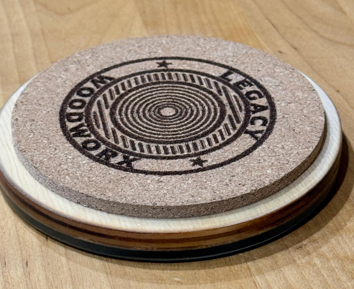 Gran Habano Cigar Art Coasters | Contemporary Cigar Artwork | Baltic Birch Wood Coaster